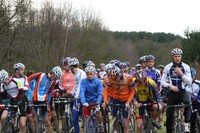 Highlight for Album: Notts & Derby Cross at Watchwood Plantation 19/01/08